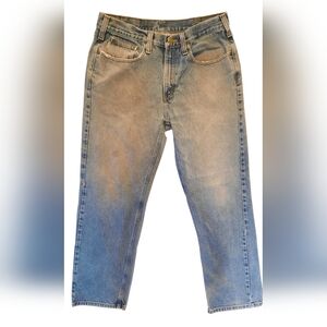 L.L.Bean Jeans Mens 33x29 Light Blue Denim Lined Relaxed Outdoor Preppy Classic